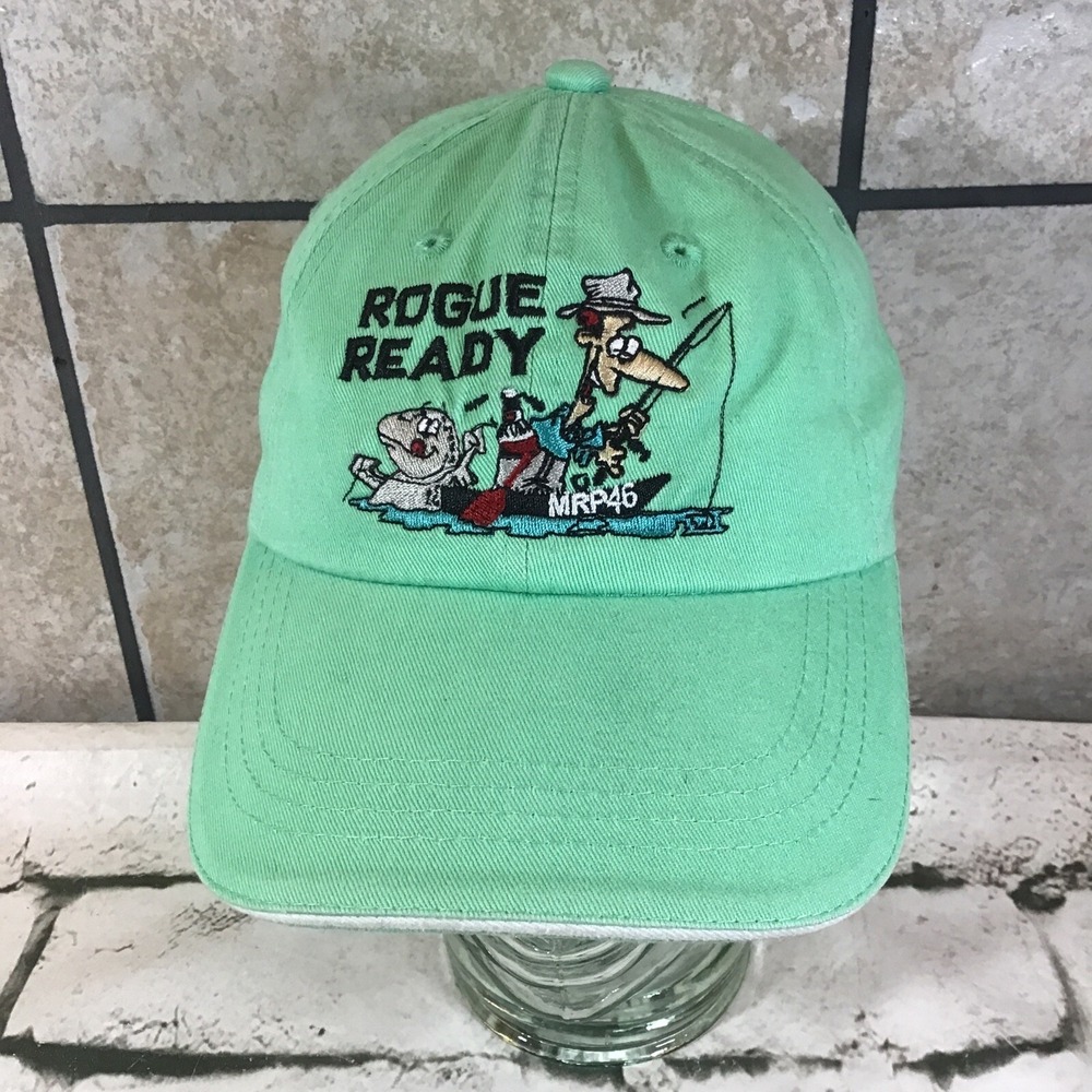 Rogue Ready Fishermans Hat Mens One Size Mint Green Adjustable Ball Cap